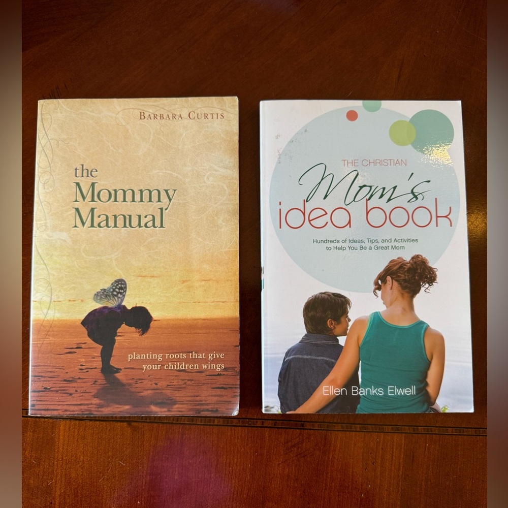 The Mommy Manual & The Christian Moms Idea Book Self Help Parenting